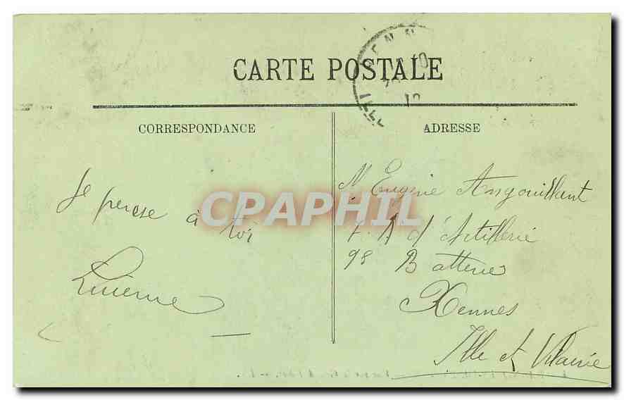 CPA Bagnoles de L'Orne Vue sur le Grand Hotel  — Rückseite