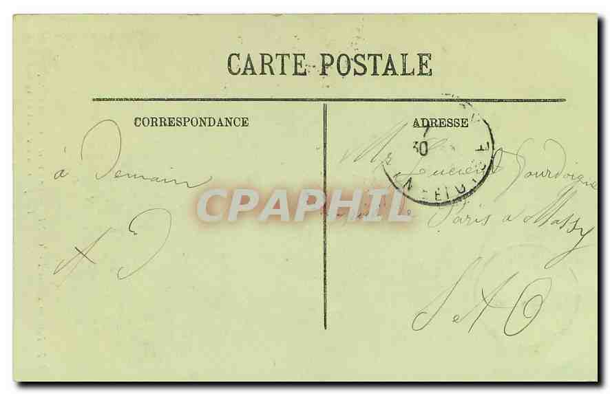 CPA Bagnoles de L'Orne Le Lac et le Grand Hotel Vue prise du Roc au Chien  — Rückseite