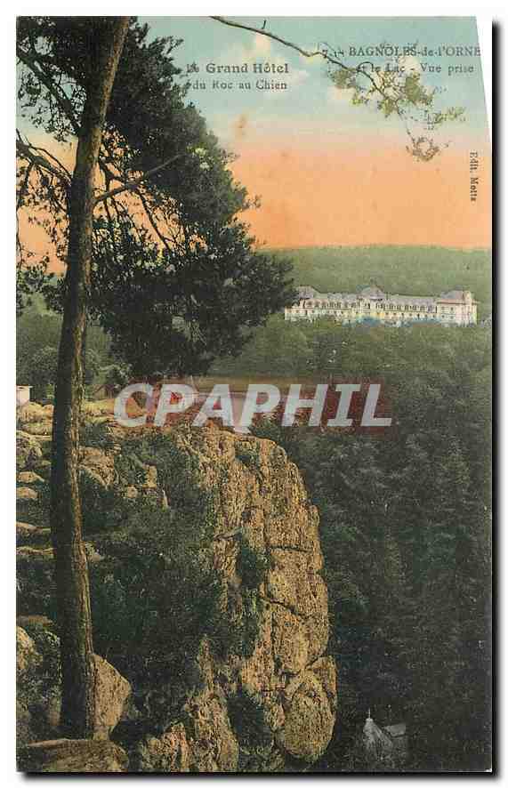 Bagnolles-de-l'Orne — Vue prise du Roc au Chien — Éditeur : E. Desaix