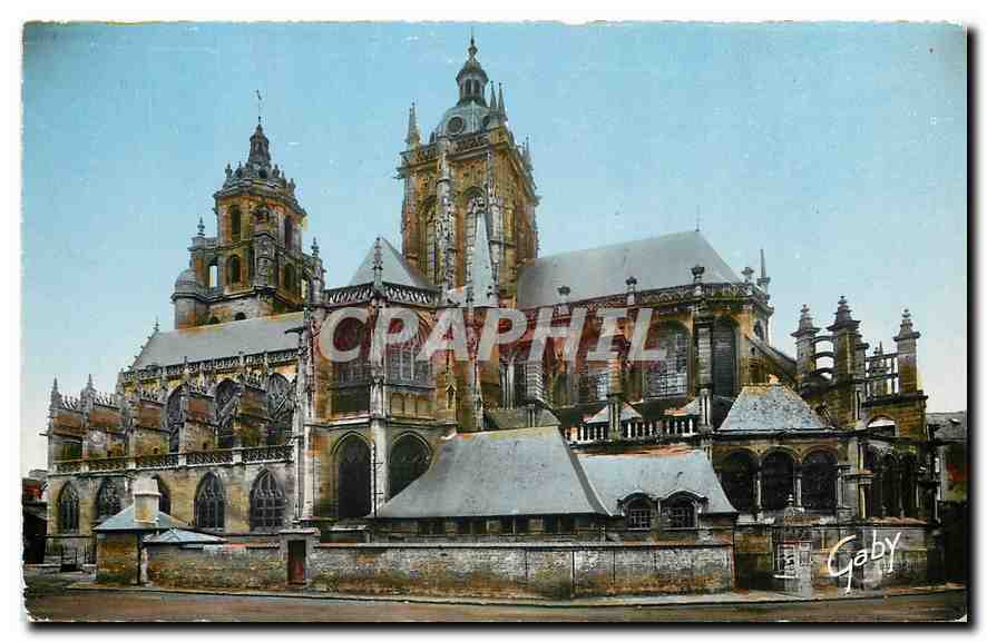 CPA Argentan Orne L'Eglise Saint Germain avec tour Centrale Gothique 