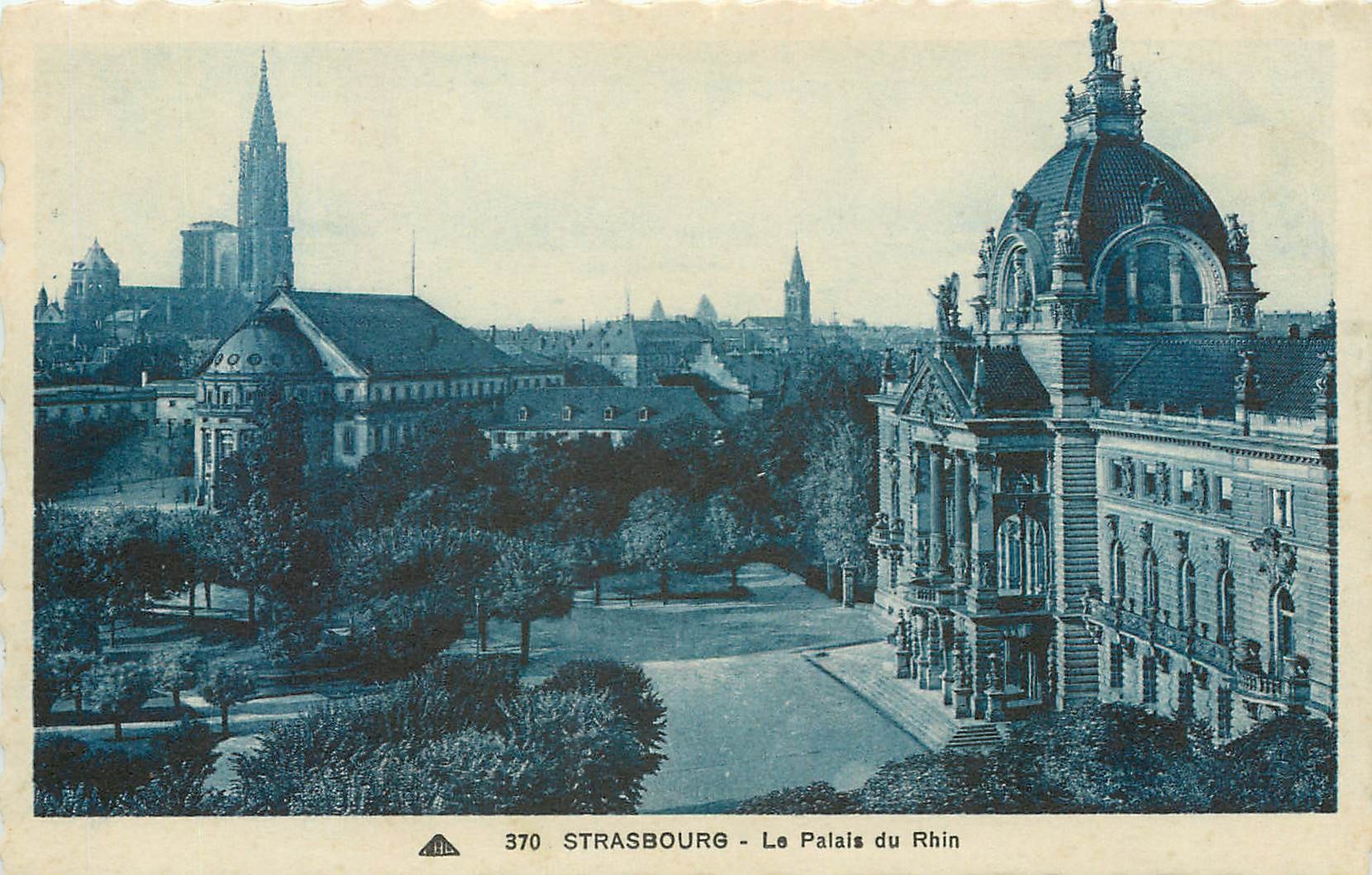 CPA Strasbourg Le Palais du Rhin 