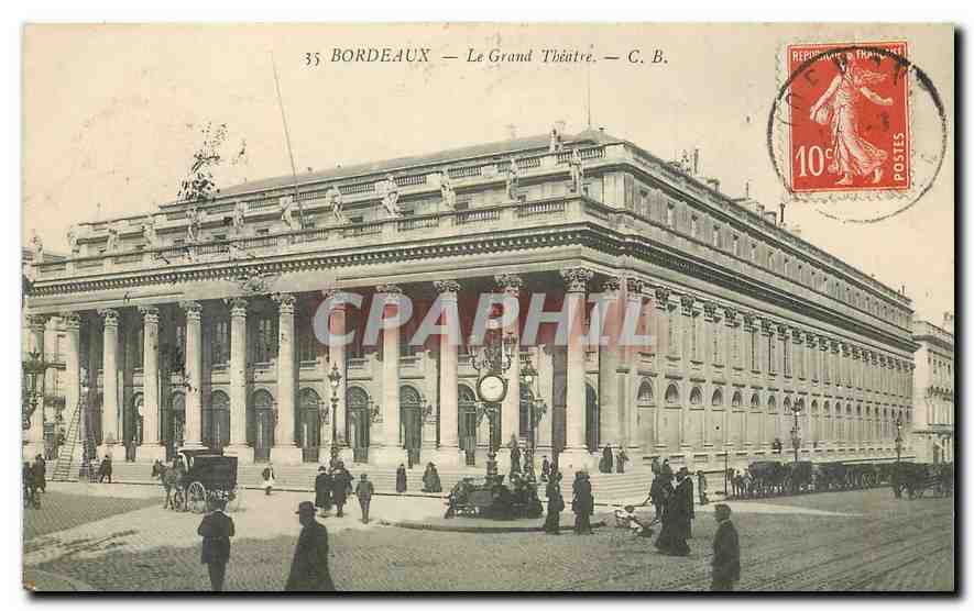 CPA Bordeaux Le Grand Theatre 