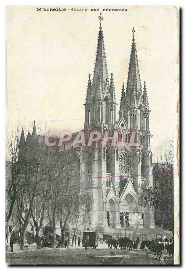 CPA Marseille Eglise des Reformes 