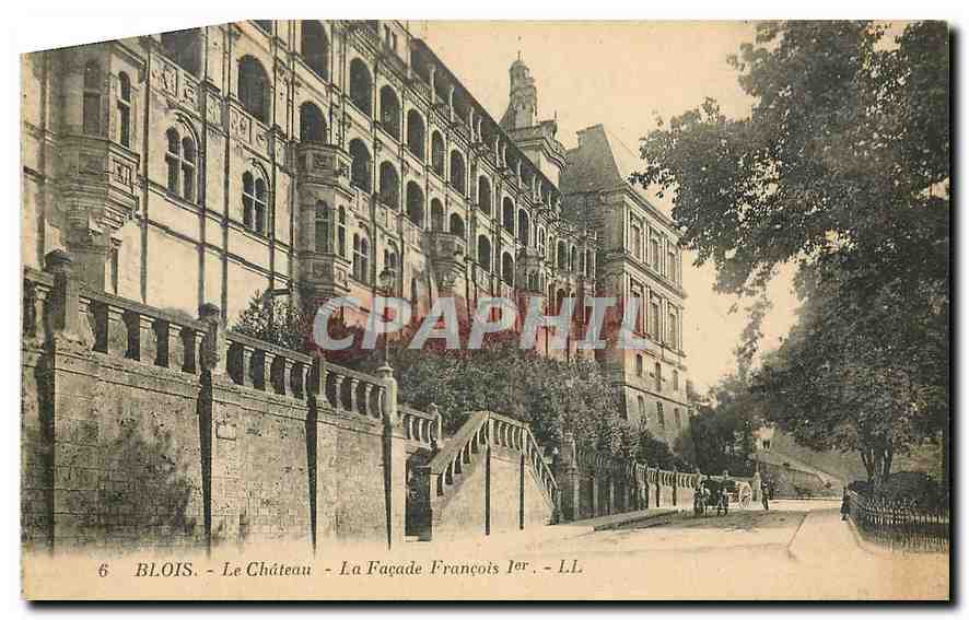 Blois - Das Schloss - Die François Ier-Fassade - LL