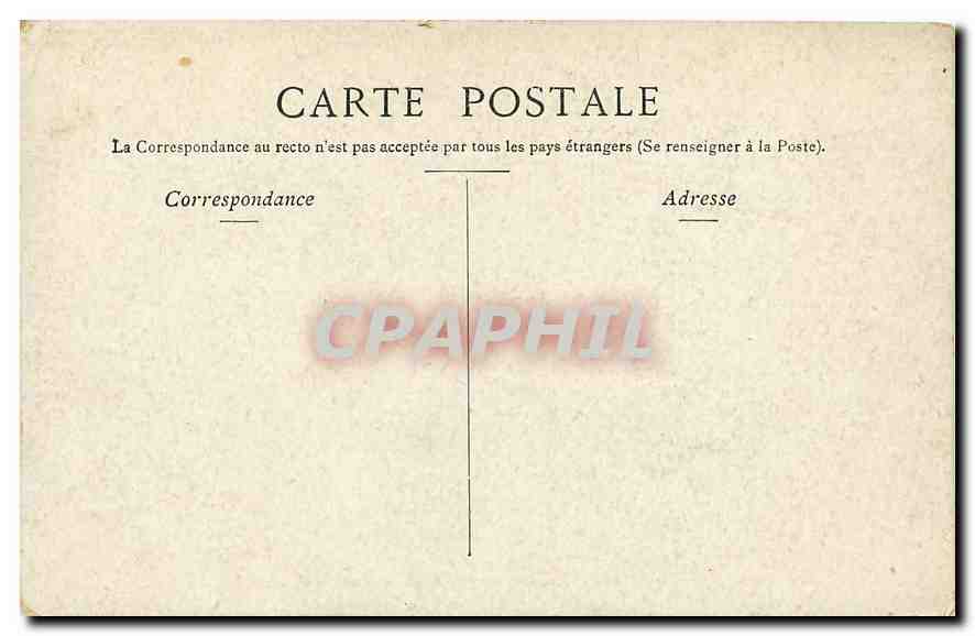 CPA Paris La Madeleine & Rue Royale  — Verso