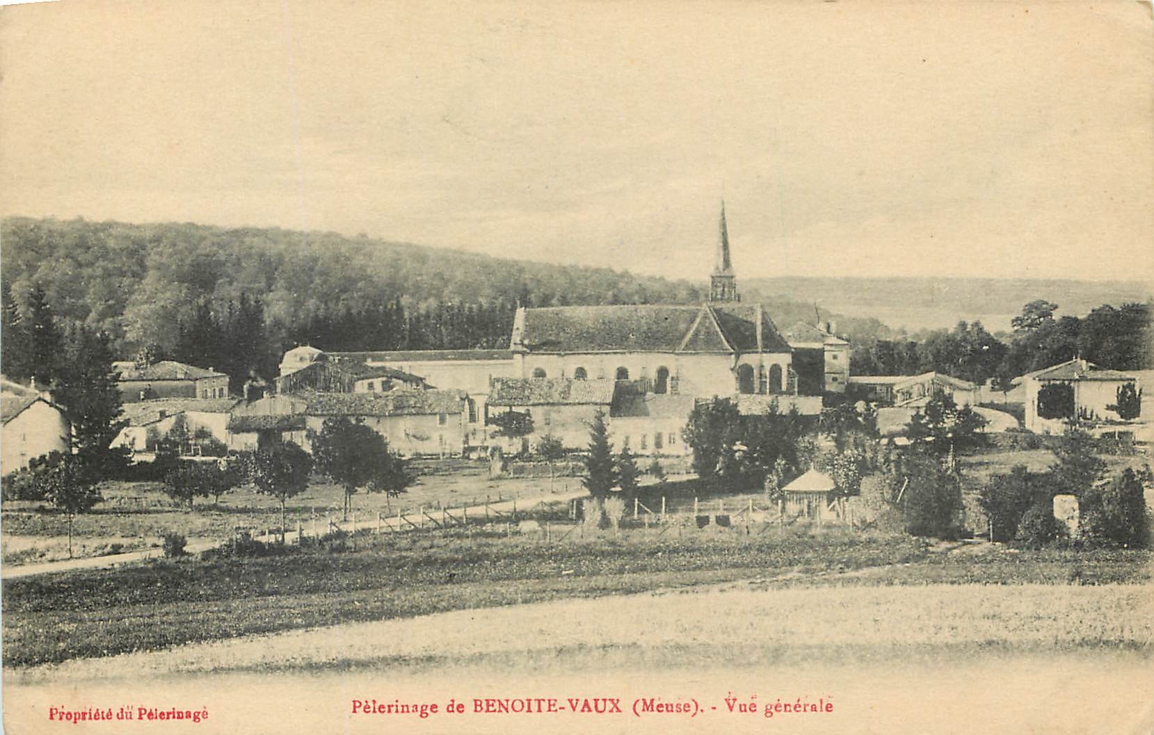 CPA Pelerinage de Benoite Vaux Meuse Vue generale 