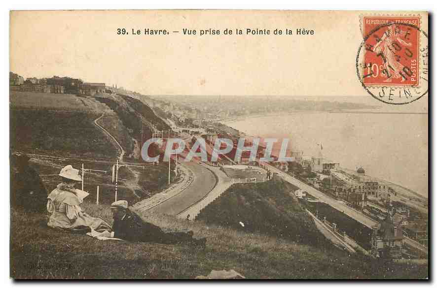CPA Le Havre Vue prise de la Pointe de la Heve 