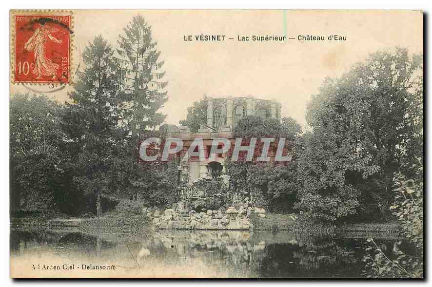 CPA Le Vesinet Lac superieur Chateau d'Eau 
