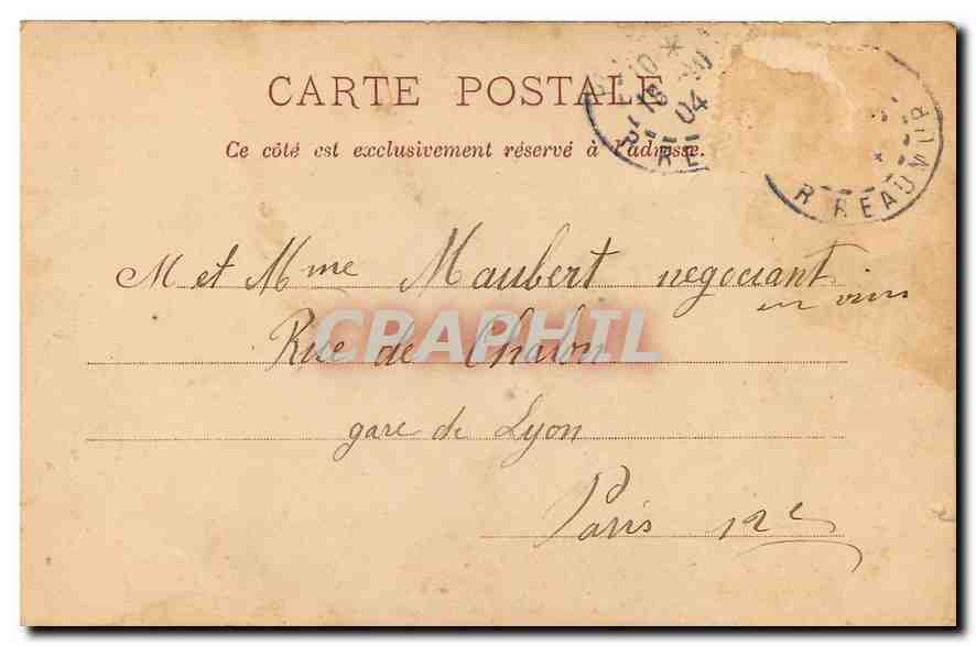 CPA Bressane Ancien Costume des environs de Pont de Vaux Folklore — Verso
