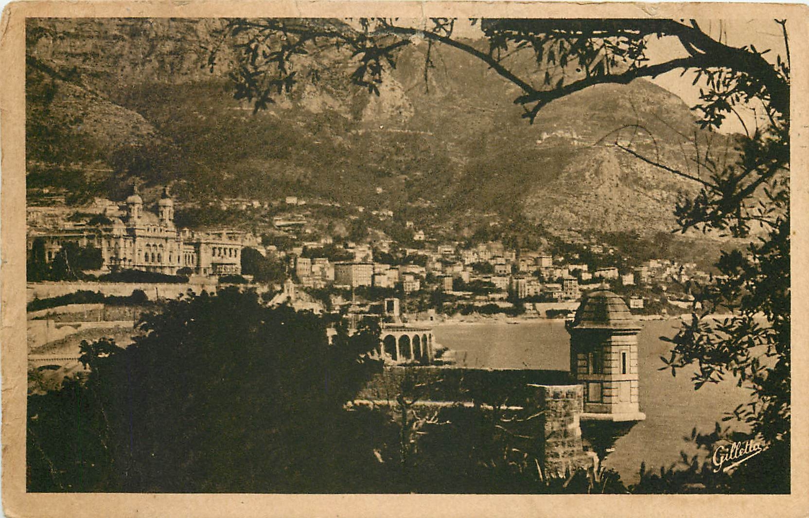 Monte-Carlo — Vue panoramique — Gilletta