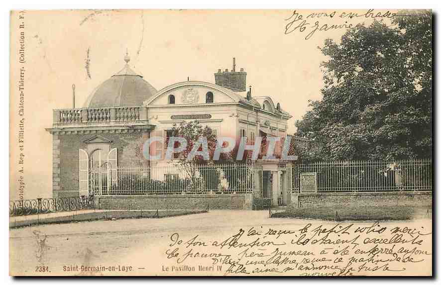 CPA Saint Germain en Laye Le Pavillon Henri IV