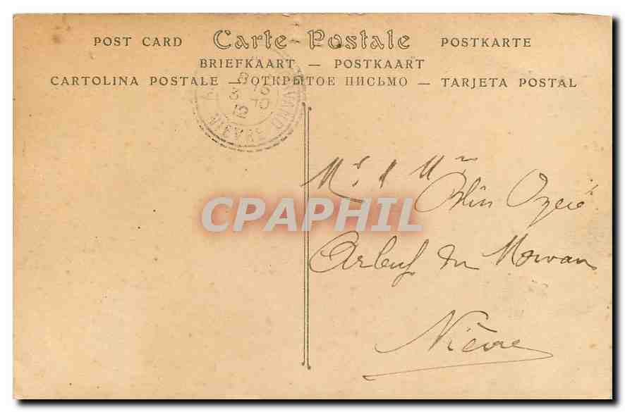 CPA Menton Vue prise de la Frontiere italienne  — Verso