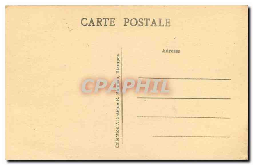 CPA Bouray S et O La Tour de Poqueney  — Rückseite