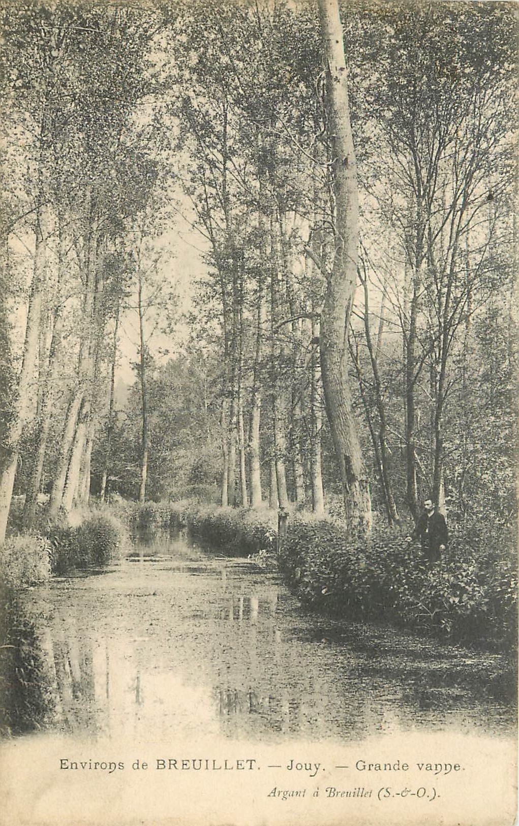 CPA Environs de Breauillet Jouy Grande vanne 