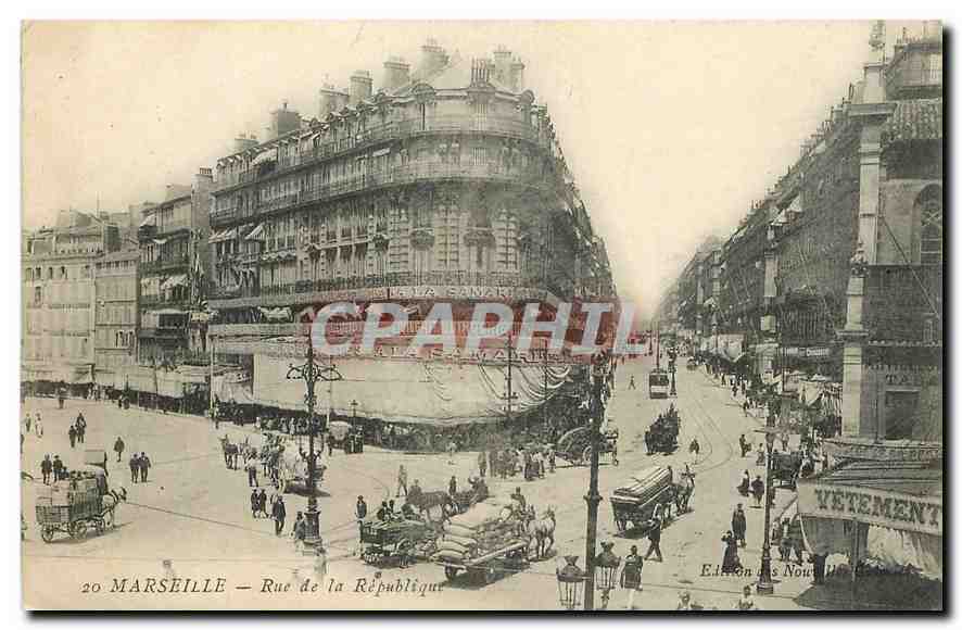 CPA Marseille Rue de la Republique 