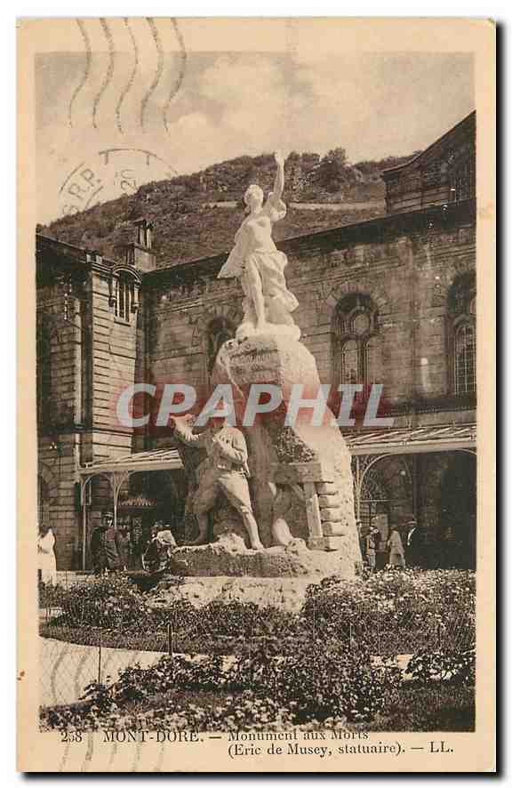 CPA Mont Dore Monument aux Morts 