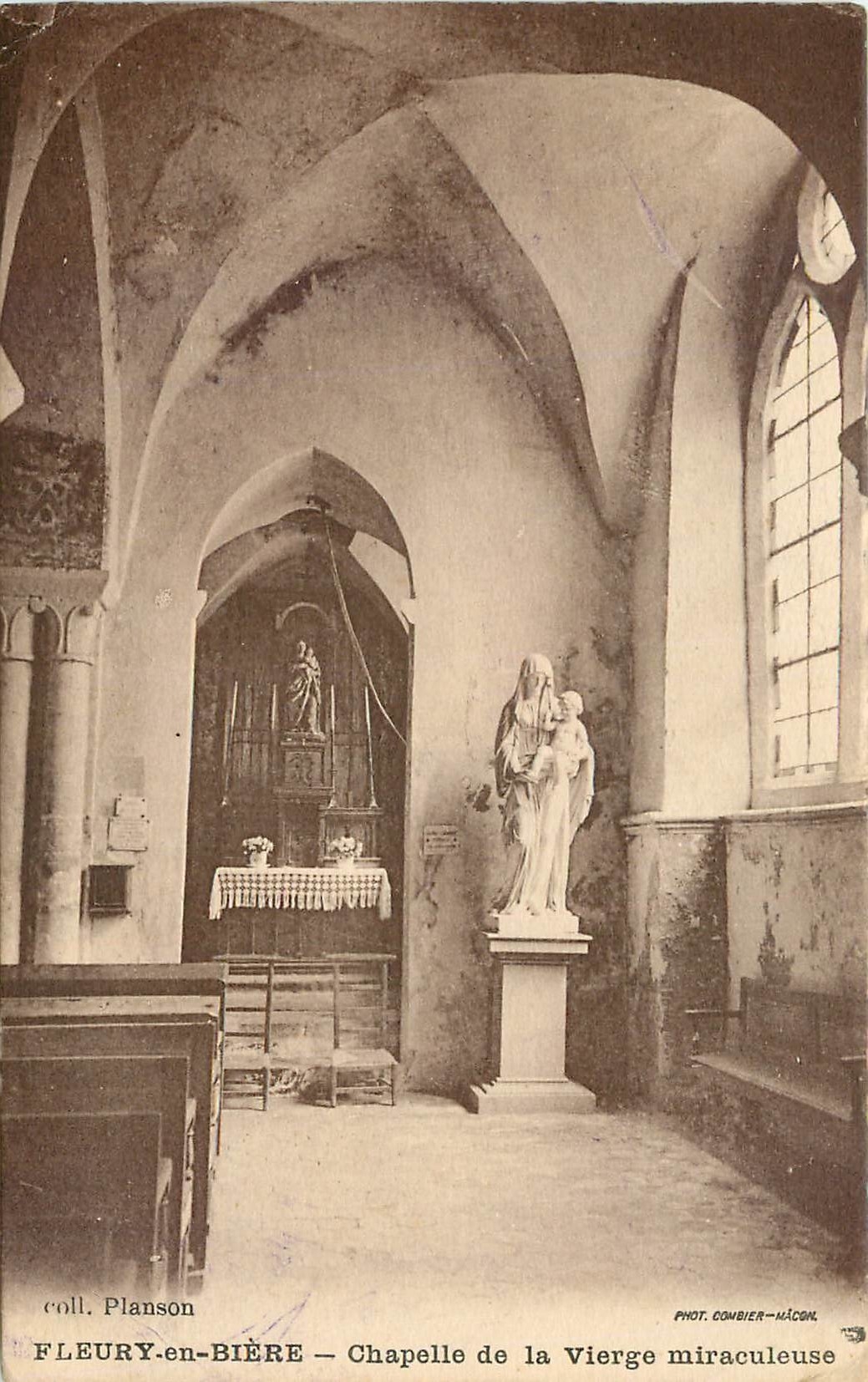 CPA Fleury en Biere Chapelle de la Vierge miraculeuse 