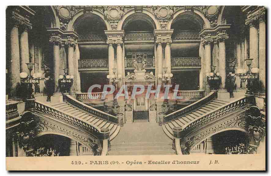 CPA Paris Opera Escalier d'honneur 