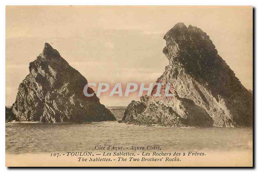 Toulon — Les Sablettes — Les Rochers des 2 Frères