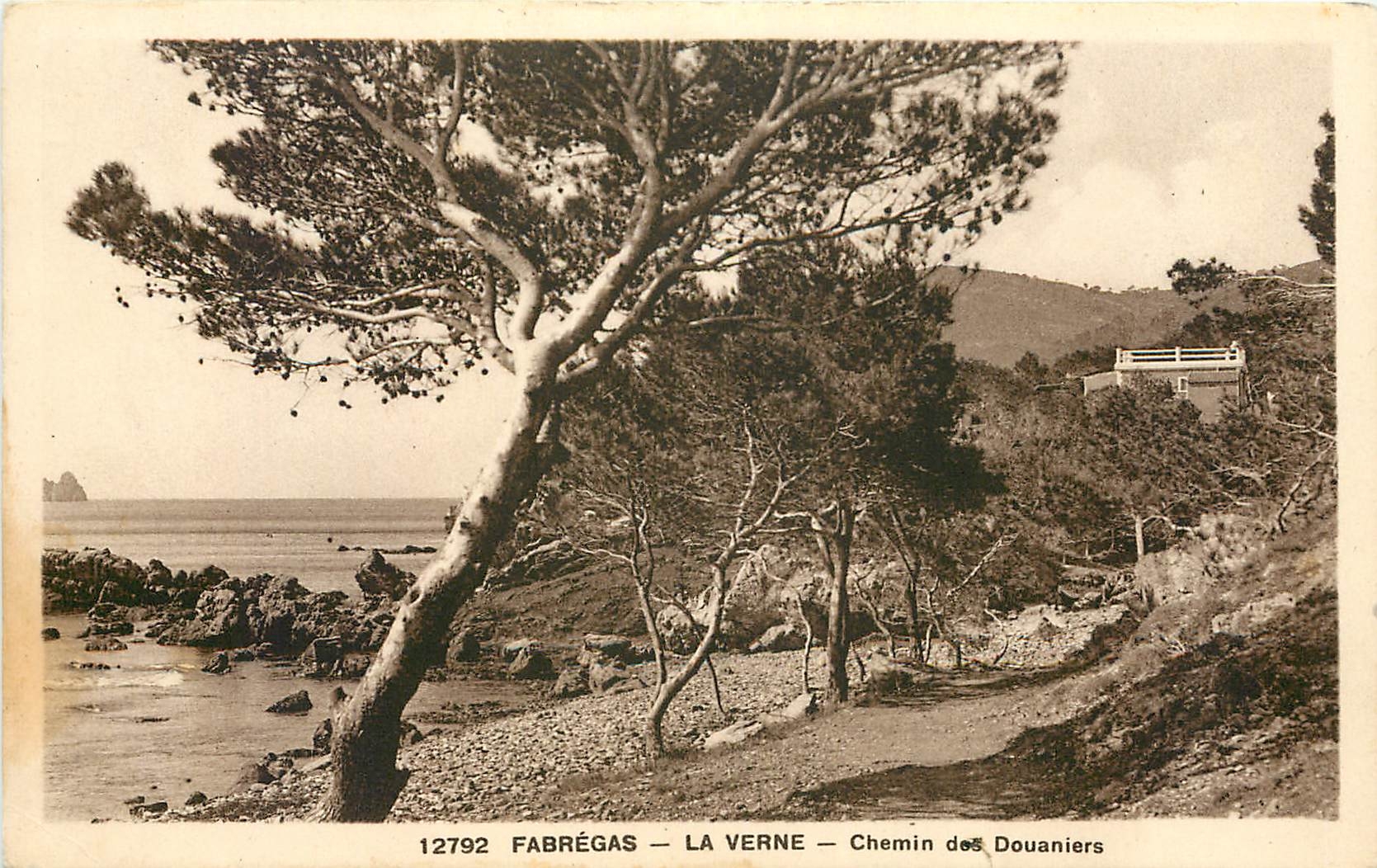 CPA Fabregas La Verne Chemin des Douaniers 