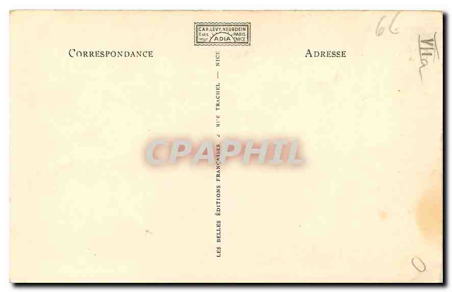 CPA Fabregas La Verne Chemin des Douaniers  — Verso