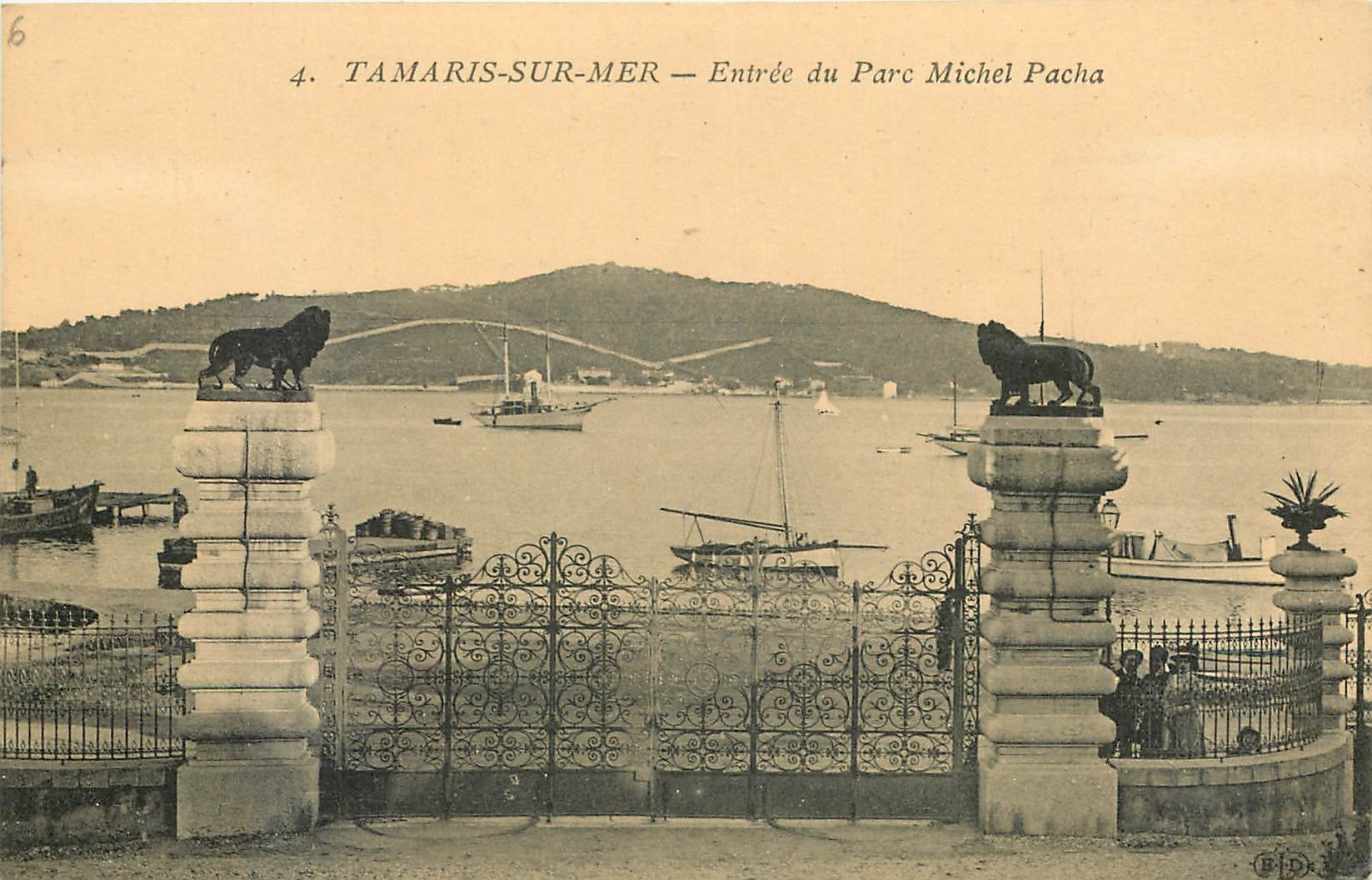 CPA Tamaris sur Mer Entree du Parc Michel Pacha 