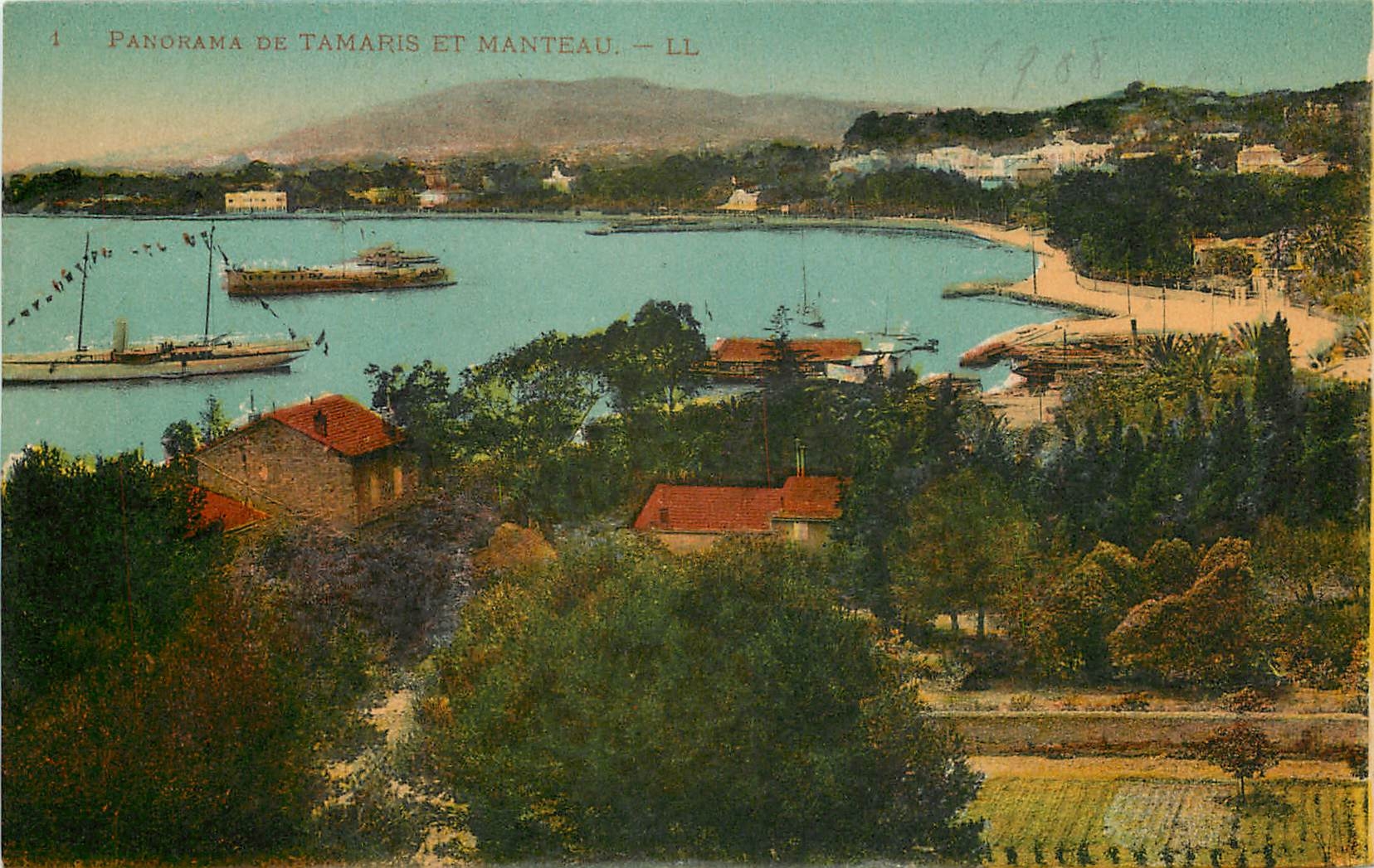 CPA Panorama de Tamaris et Manteau 