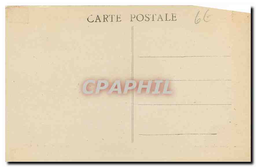 CPA Environs de la Seyne Cap Brun Chemn des Donaniers  — Verso