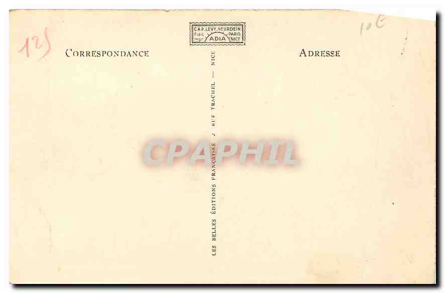 CPA Fabregas La Verne Chemin des Douaniers  — Verso