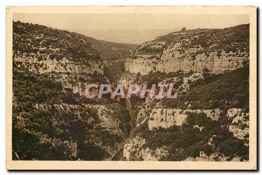 CPA Alpes de Provence Haur var pittoresque Baudinard Petit canyon en aval de Fontaine l'Eveque 