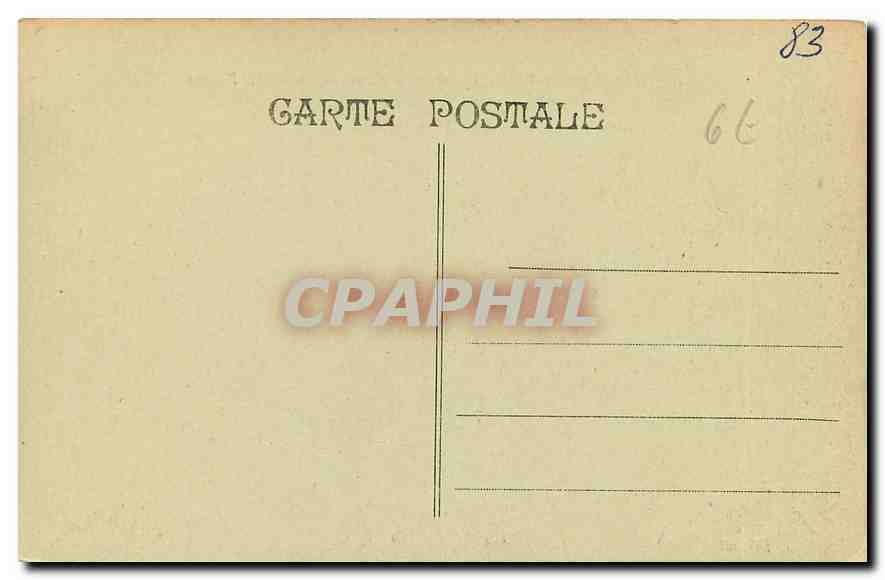 CPA Toulon Le Deport des Equipages de la Flotte Militaria — Rückseite