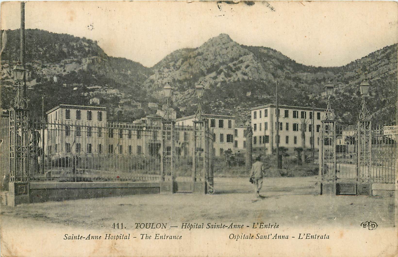CPA Toulon Hopital Sainte Anne l'Entree 