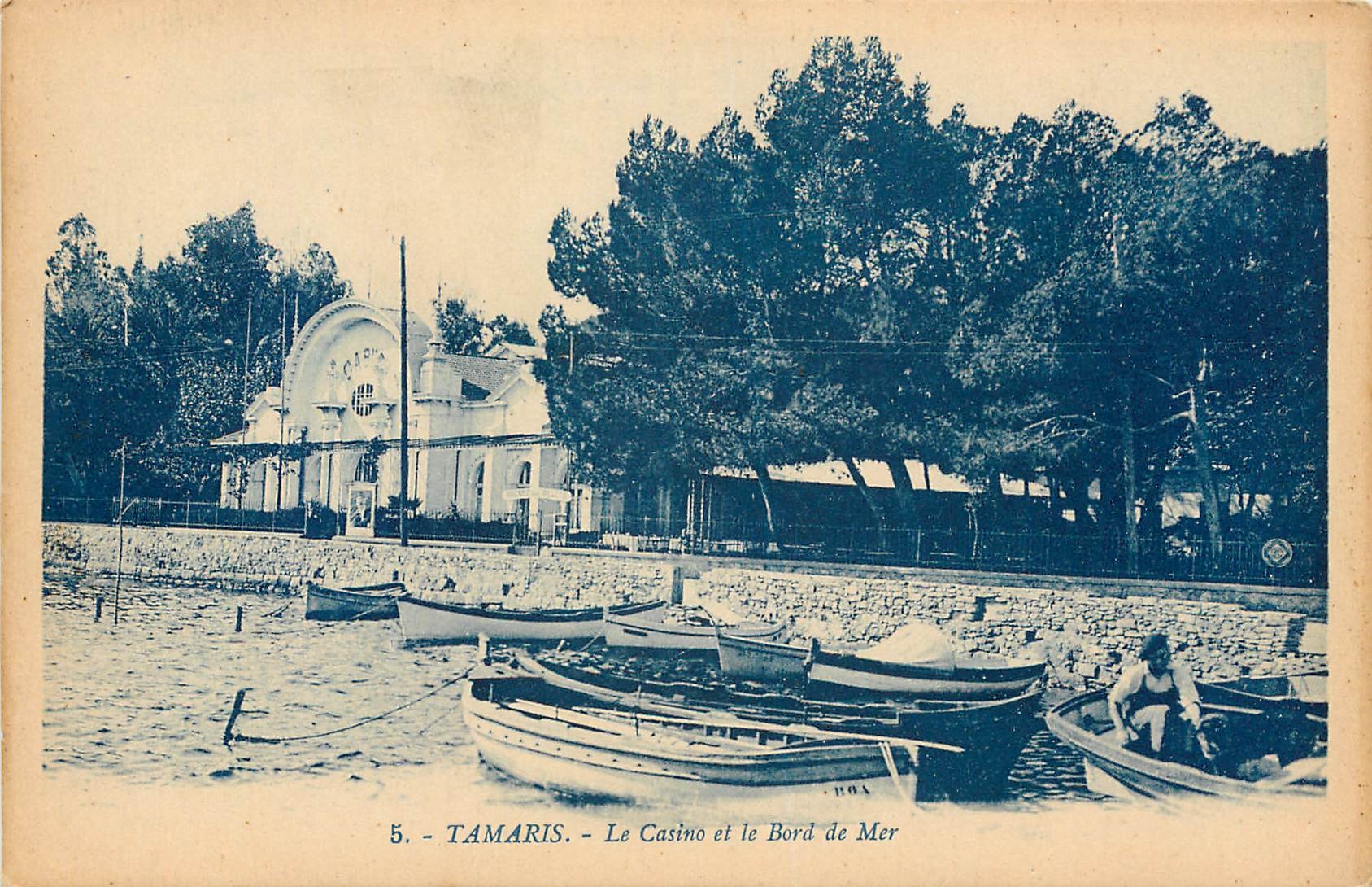 CPA Tamaris Le Casino et le Bord de Mer 