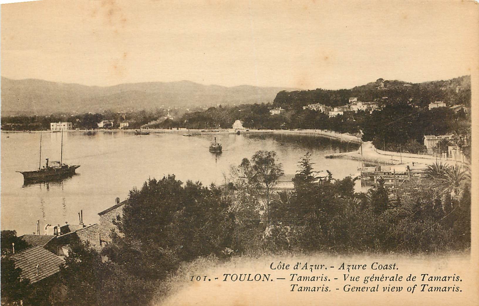 Côte d'Azur - Tamaris - Vue générale de Tamaris - Toulon