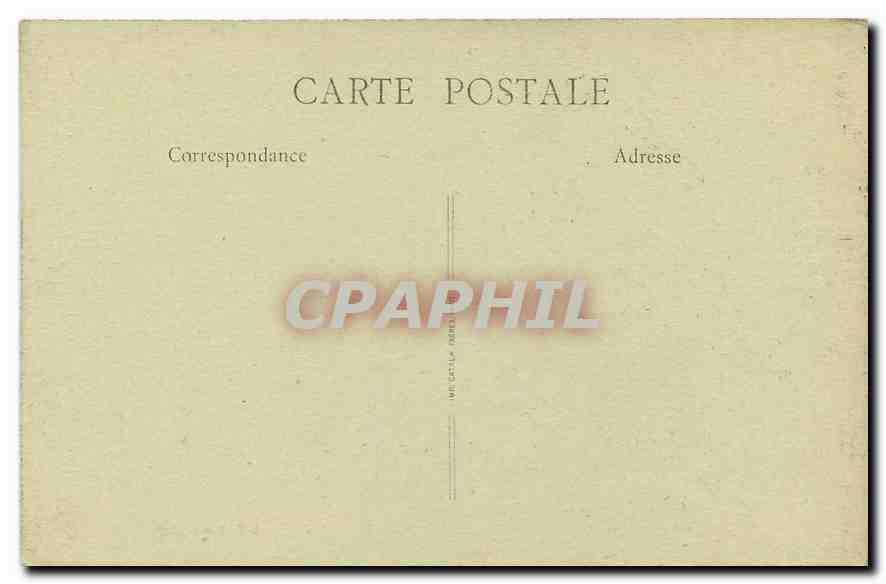 CPA Le Dauphine Grenoble La Rue Felix Poulat  — Rückseite