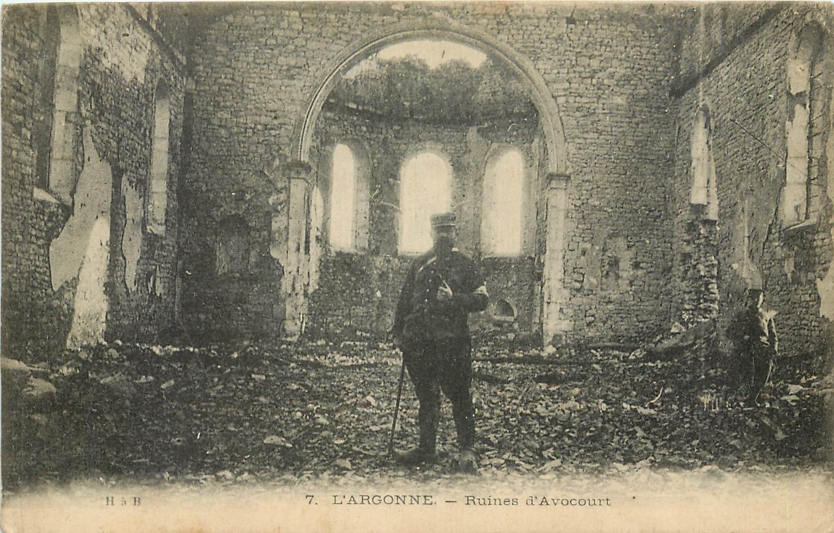 L'ARGONNE — Ruines d'Avocourt — HAB, n°7