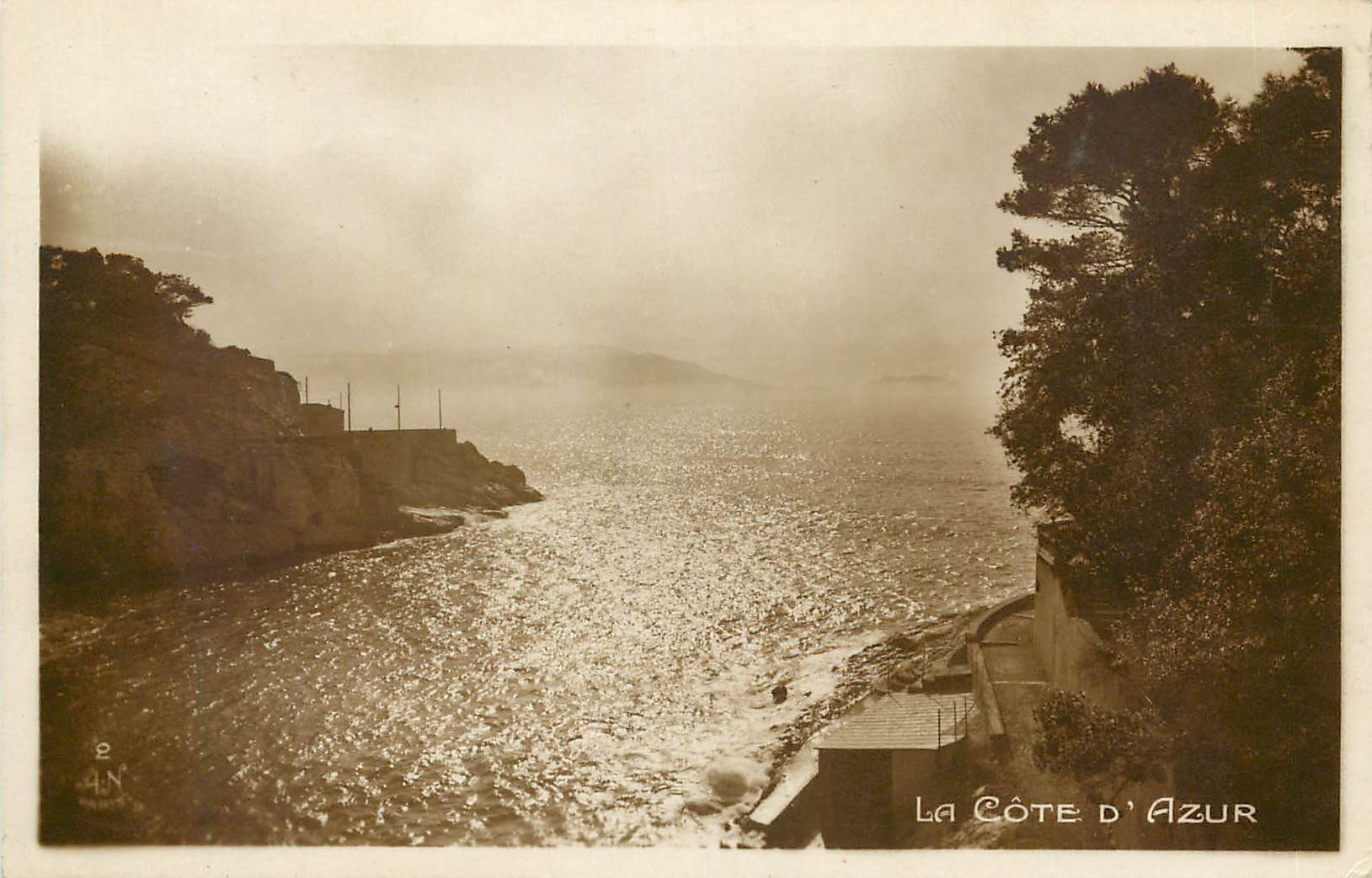 CPA La Cote d'Azur 