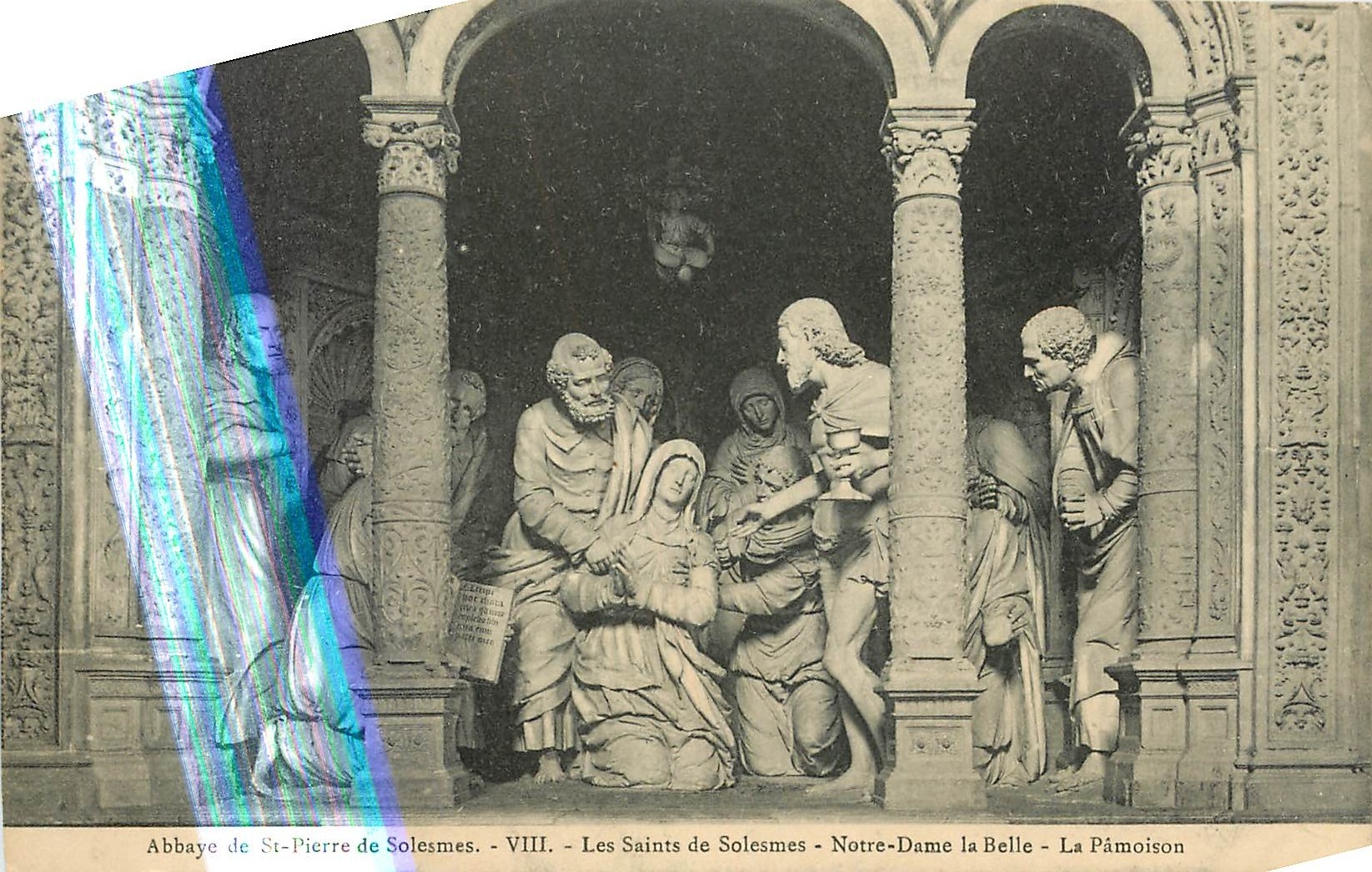 CPA Abbaye de St Pierre de Solesmes Les Saints de Solesmes Notre Dame la Belle La Pamoison 