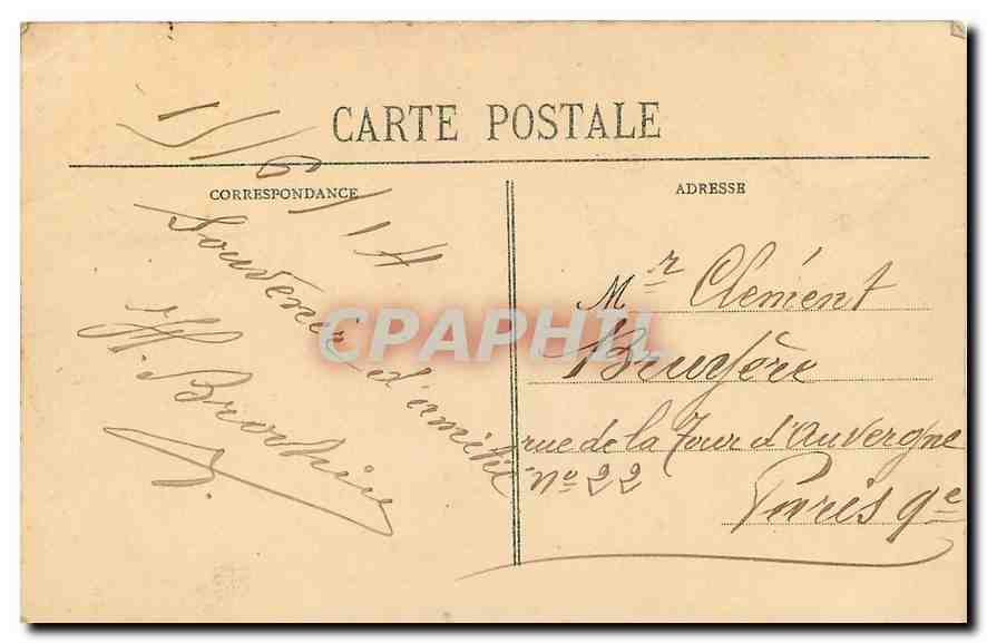 CPA Carpentras Vaucluse Cathedrale de Saint Siffrein Porte laterale  — Rückseite