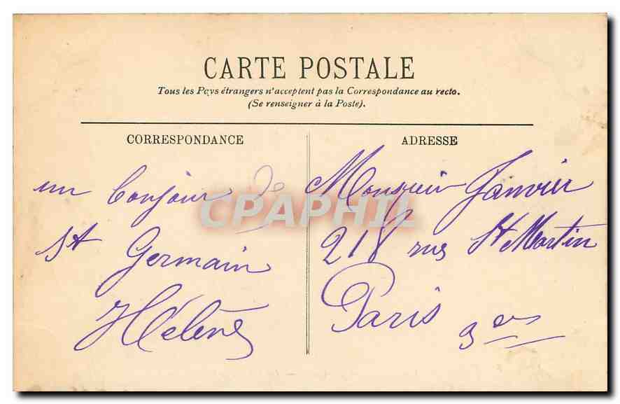 Saint-Germain-en-Laye — La Forêt — La Mare aux Cannes — LL. — Éditeur LL. — Verso