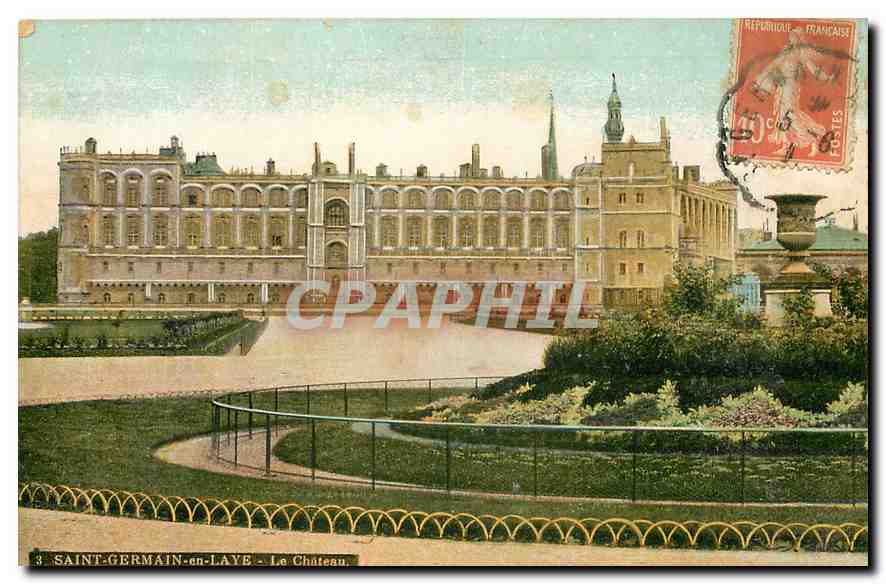 Saint-Germain-en-Laye — Le Château — CPM n°3