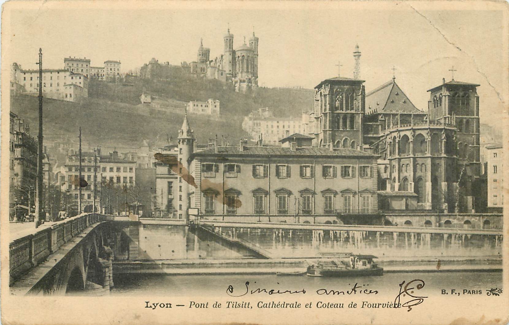 CPA Lyon Cathedrale en Coteau de Fourviere 