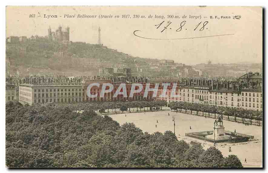 CPA Lyon Place Bellecour 