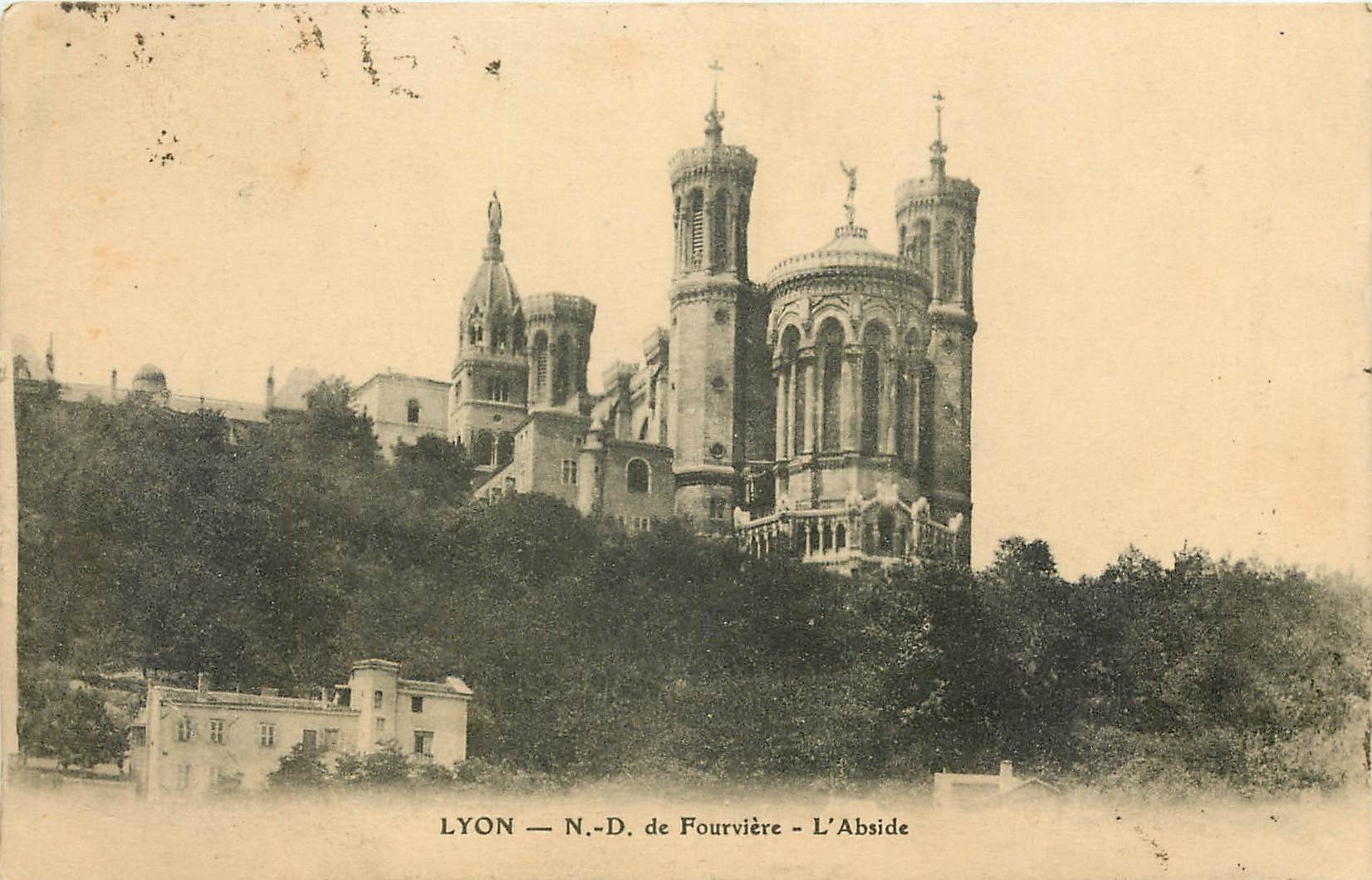 CPA Lyon N D de Fourviere L'Abside 
