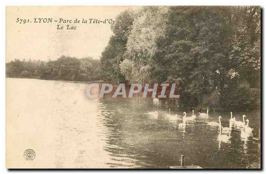LYON - Parc de la Tête-d'Or - Le Lac