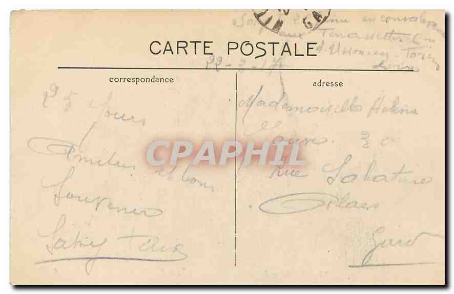 CPA Nimes La Maison Carree et le Theatre  — Rückseite