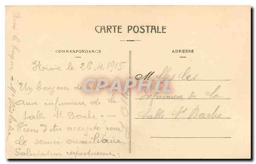 CPA Nimes Les Arenes Vue Interieure  — Rückseite