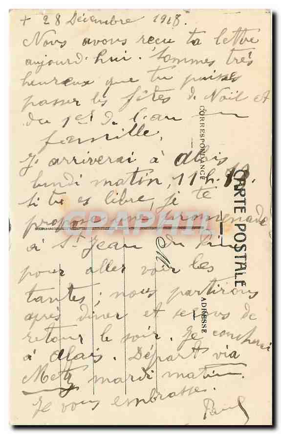 Tombeau du Père Chroszegne — Le Chambron — Éditeur : P. Breege — Rückseite