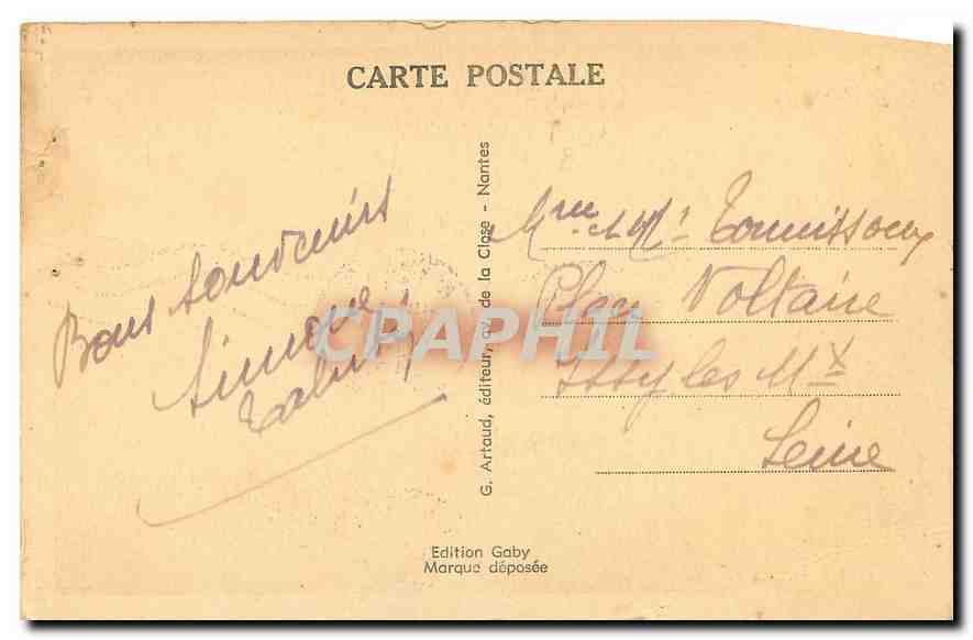 CPA Alencon Orne Vieux Lavoir  — Rückseite