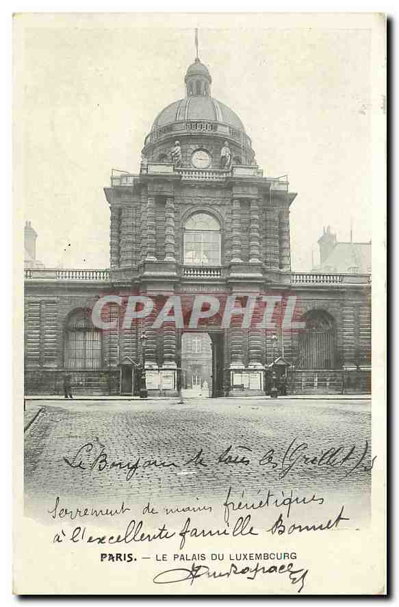 CPA Paris Le Palais du Luxembourg 